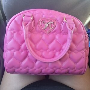 Juicy Couture Pink Heart Satchel